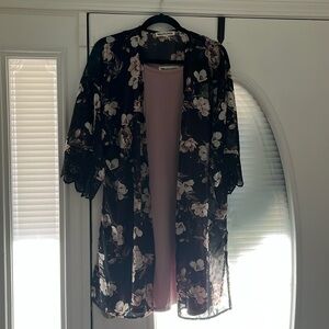 Wallflower tank dress with sheer cover